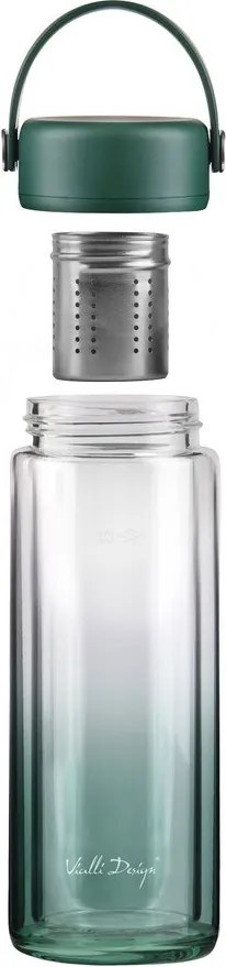 Bottiglia verde in vetro 350 ml Fuori – Vialli Design