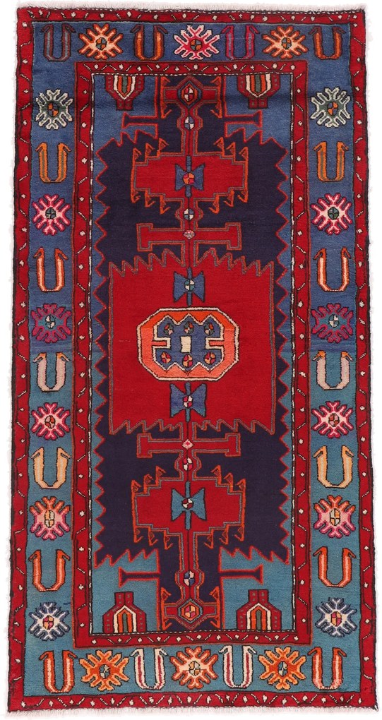 Hamedan Tappeto persiano 220x120 (Iran) Annodato A Mano