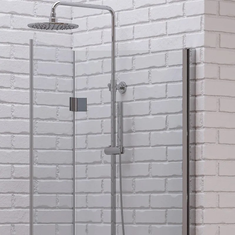 Porta doccia a libro 70 cm altezza 200h | KAM-KS700 - KAMALU