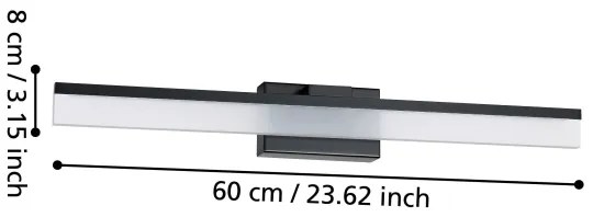 Eglo 900845 - Applique a LED da bagno PALMITAL LED/11W/230V IP44