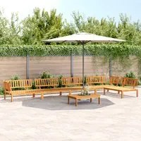 Set Divano Pallet da Giardino 6 pz in Legno Massello di Acacia 3209439