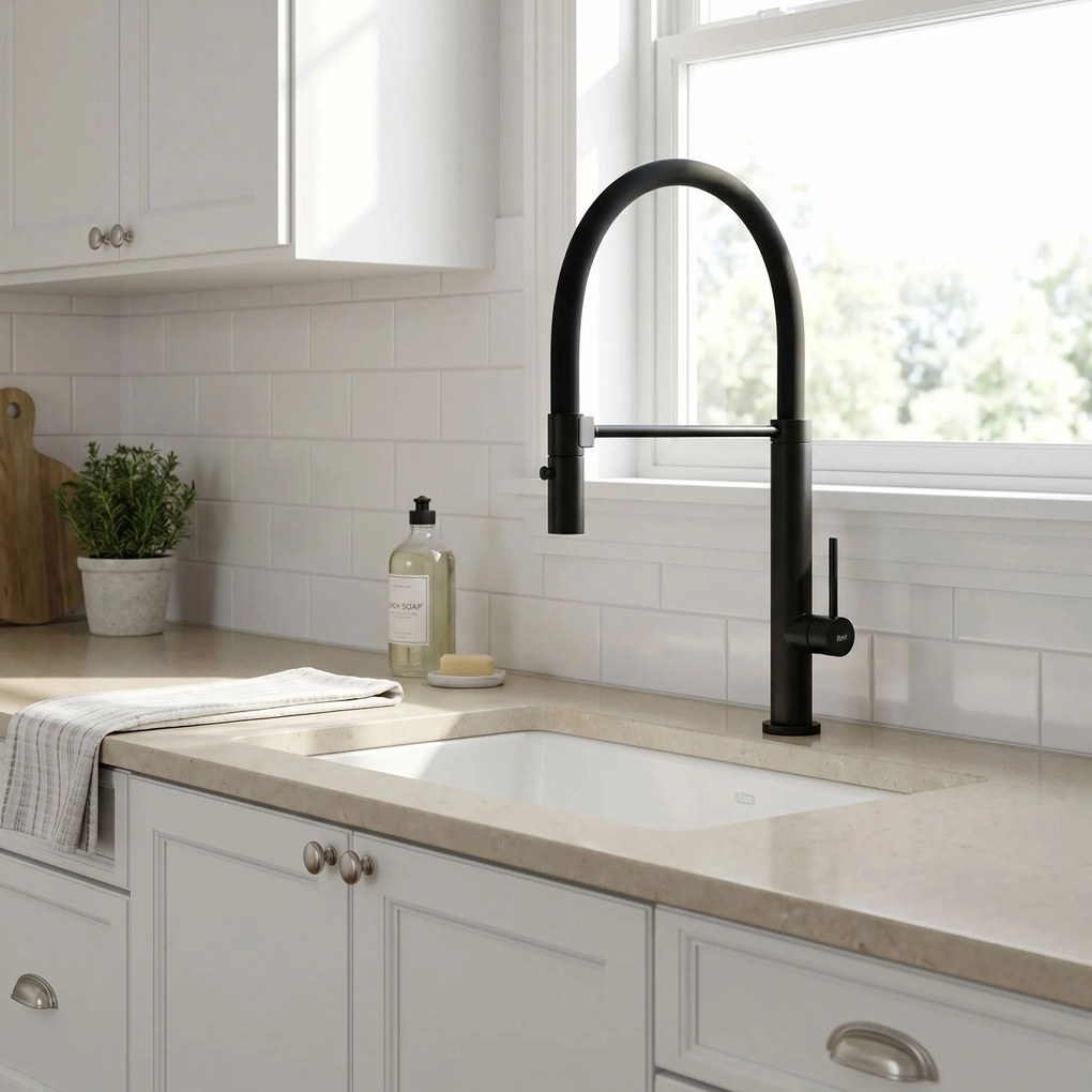 Rubinetto da cucina Rea Viera Black