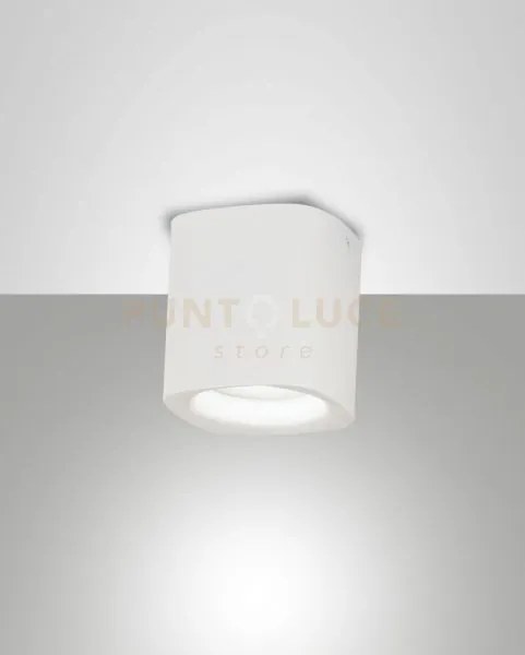 Smooth spot bianco 1 luce attacco gu10 ip44 in alluminio