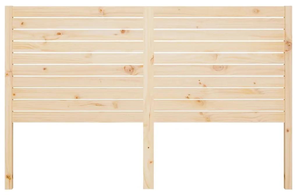 Testiera per letto 206x4x100 cm in legno massello di pino