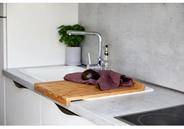 WENKO 53033100 - Tagliere 45x35 cm marrone