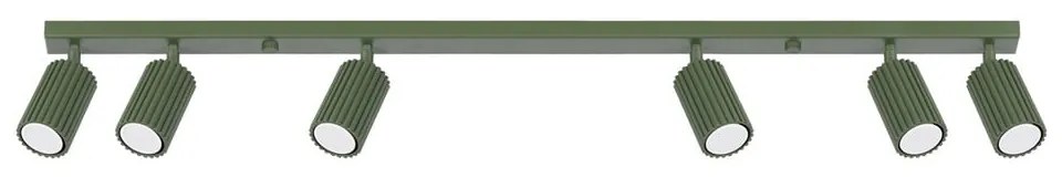 Faretto verde 6,5x117 cm Gleam – Sollux