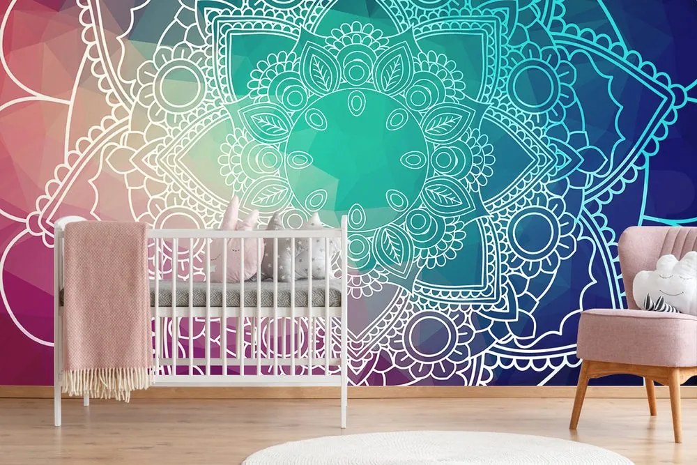 Carta da parati – Mandala pastello