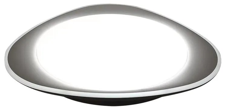 Plafoniera LED moderno Trilly, grigio dimmerabile, 7950 lumen