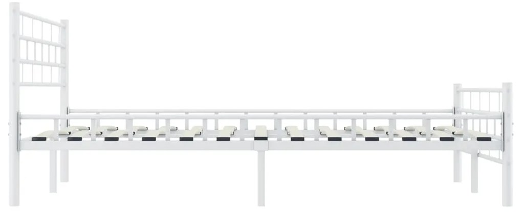Giroletto bianco in metallo 120x200 cm