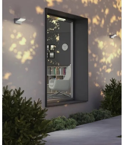 Redo 90584 - Applique da esterno LED FLIP LED/20W/230V 3000K IP54 antracite