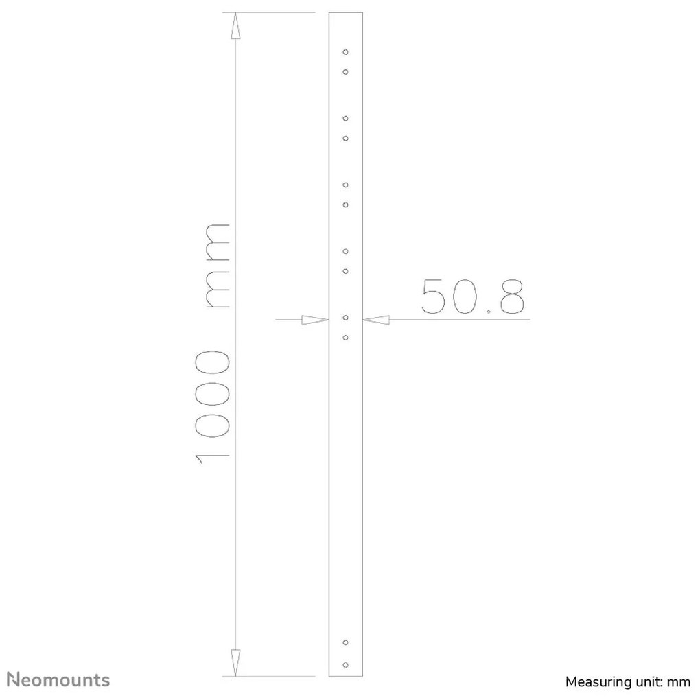 Supporto TV Neomounts FPMA-CP100BLACK 50 kg