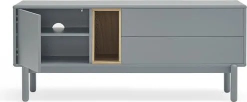 Tavolo TV blu-grigio 140x56 cm Corvo - Teulat