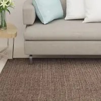 Tappeto in Sisal Naturale 66x200 cm Marrone cod mxl 67790