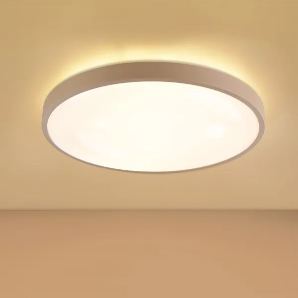 Brilagi - Lampada LED dimmerabile GLASS POOL DOUBLE LED/60W/230V 50 cm beige + telecomando