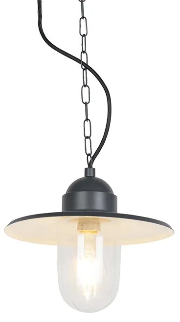 Lampada da esterno a sospensione rustica grigio scuro IP44 - Kansas grafite