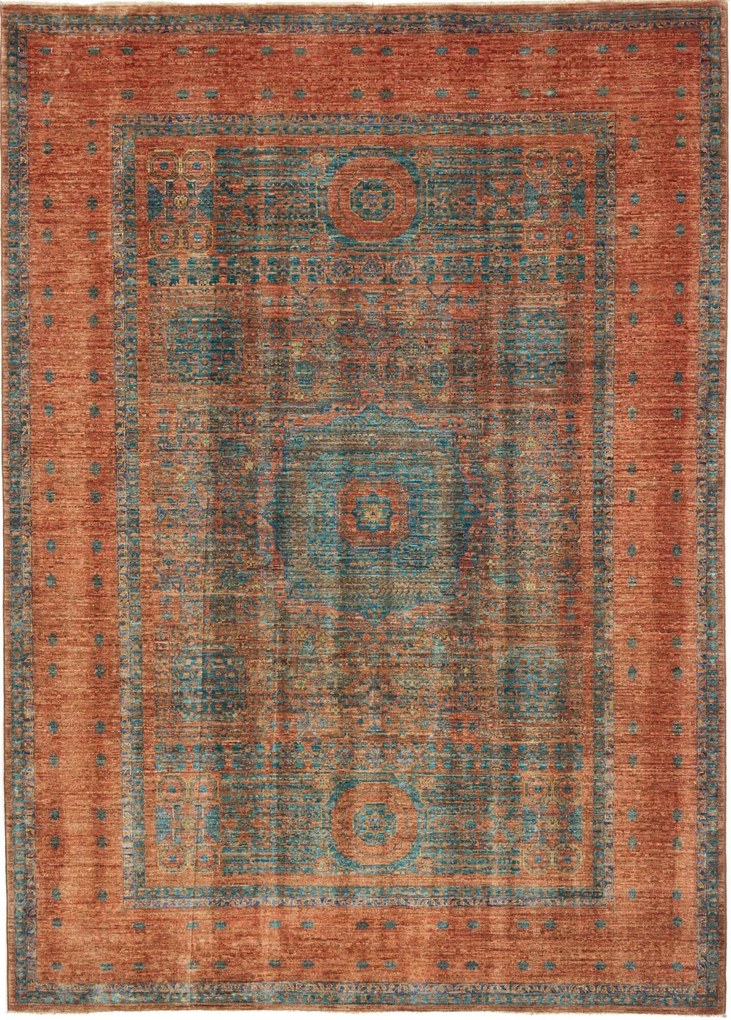 Mamluk Tappeto 170x240 Giallo (Pakistan) Annodato A Mano