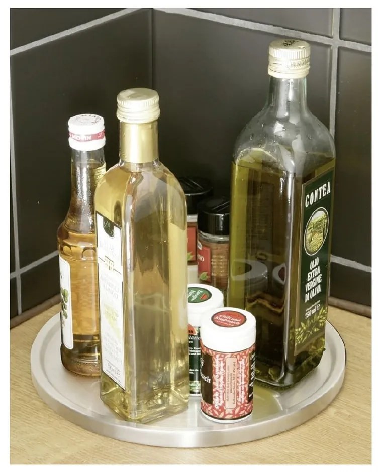 Giradischi Uno in acciaio inox, ø 26,5 cm - Wenko