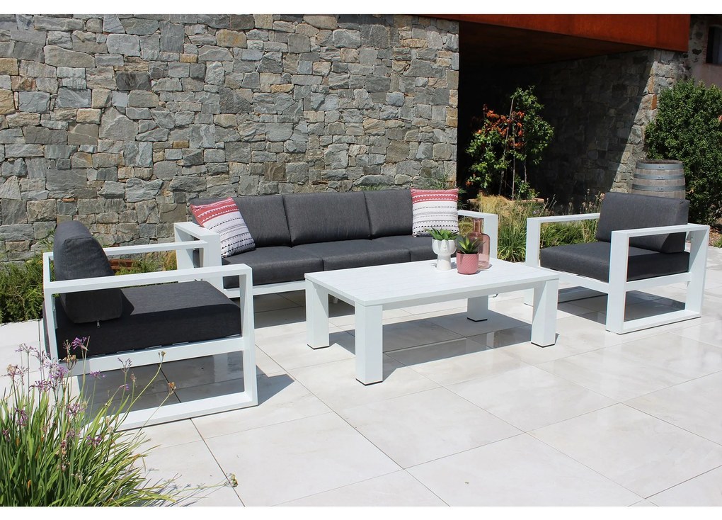 NISSEN - salotto da giardino in alluminio