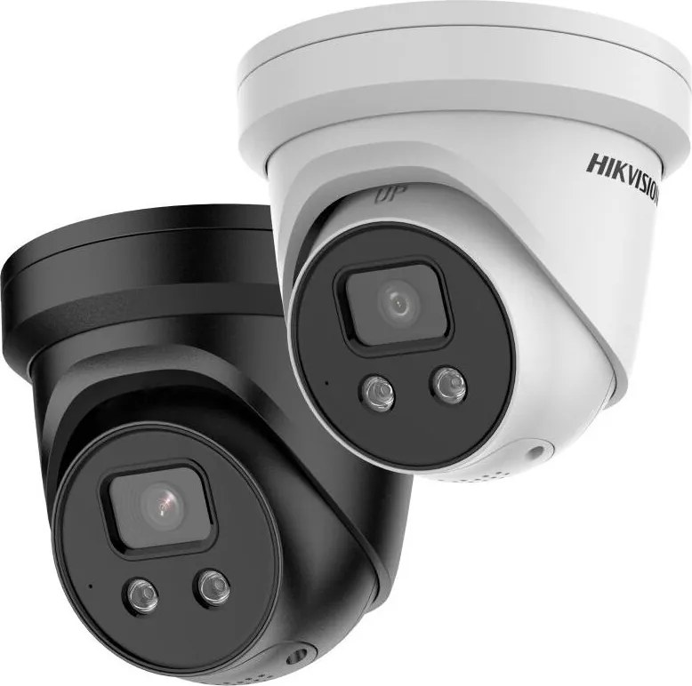 Hikvision - DS-2CD2346G2-ISU/SL(2.8mm) - easy ip 4.0 acusense, turret ip ottica fissa, 4MP con luci stroboscopiche e allarme