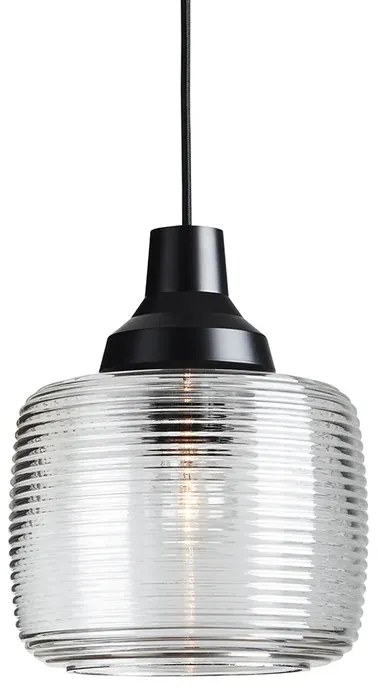 New Wave Stripe Lampada A Sospensione Trasparente - Design By Us