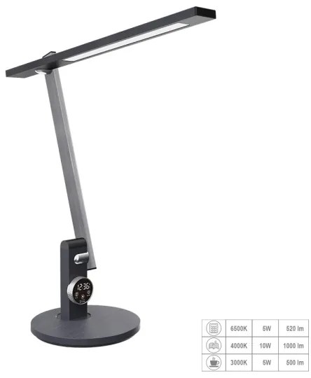 Prezent 31215 - Lampada da tavolo LED dimmerabile con funzione Touch PUNK LED/12W/230V