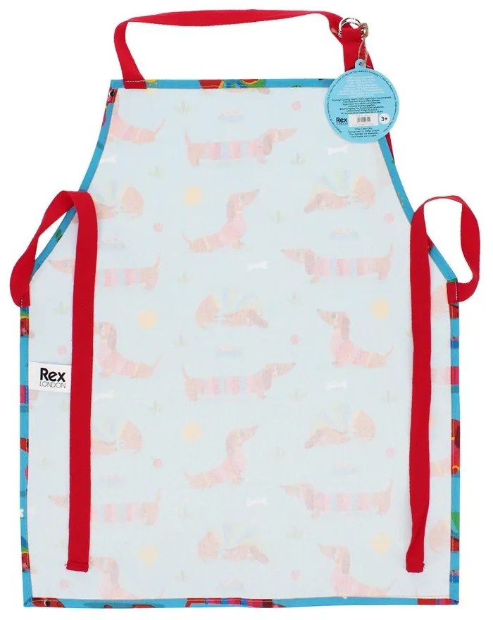 Grembiule per bambini in cotone Sunny Sausage Dog – Rex London