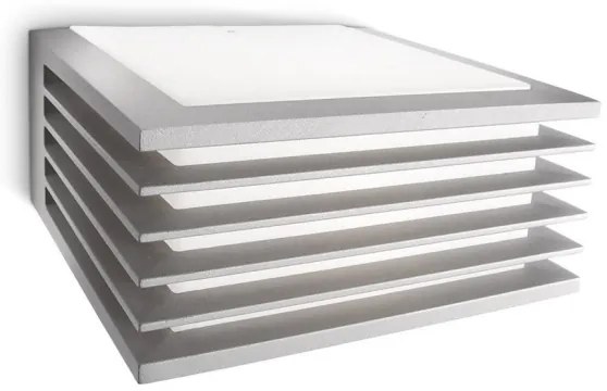 Philips - Applique da esterno SHADES 1xE27/15W/230V IP44 grigio
