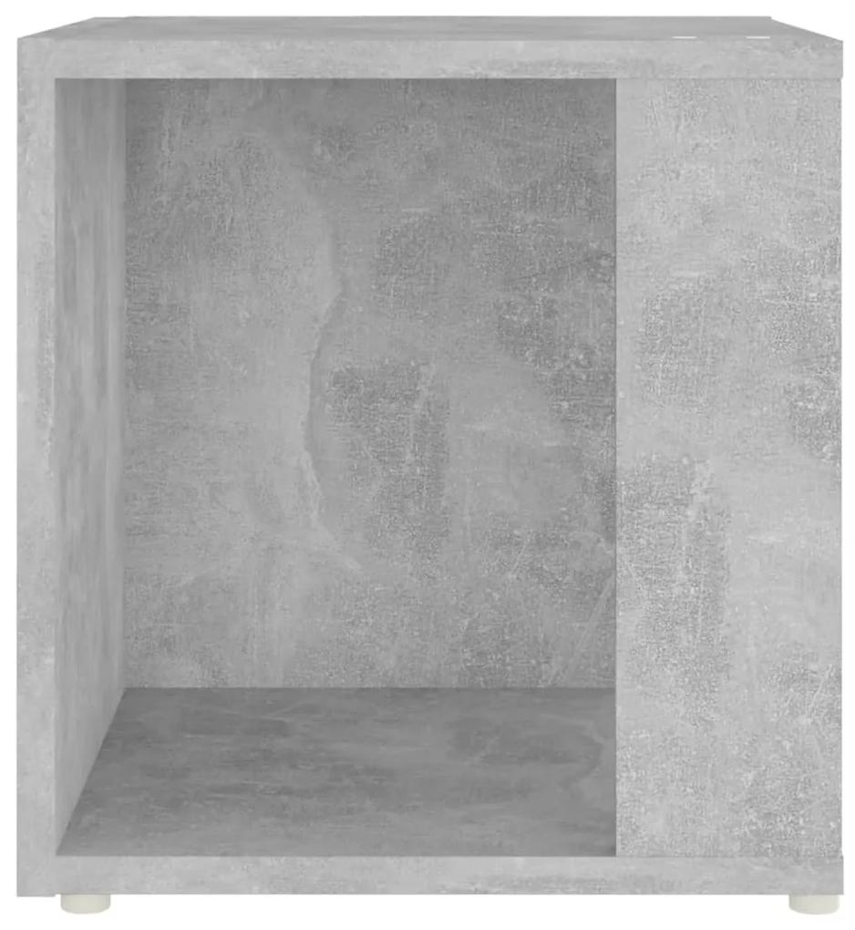 Tavolino Grigio Cemento 33x33x34,5 cm in Truciolato
