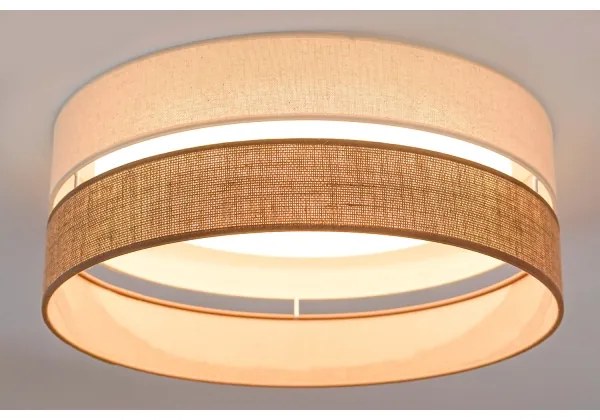Brilagi - Plafoniera LED ROYAL YUTE LED/24W/230V diametro 45 cm beige/color crema