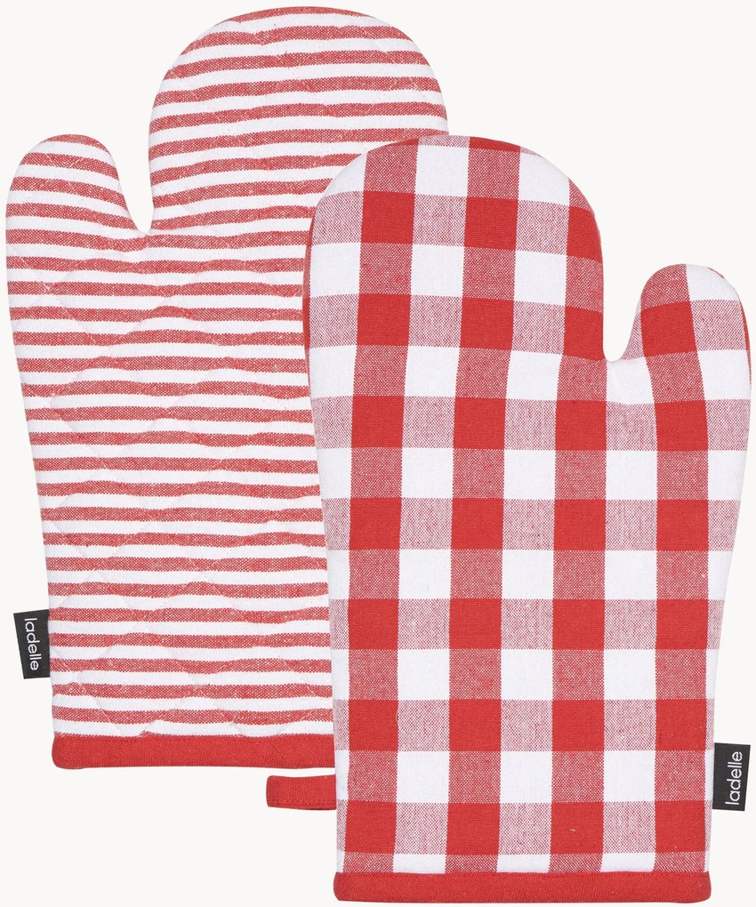 Set di 2 presine Eco Gingham