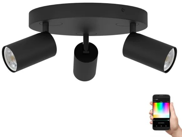 Eglo 900336 - Faretto LED RGBW Dimmerabile TELIMBELA-Z 3xGU10/4,9W/230V