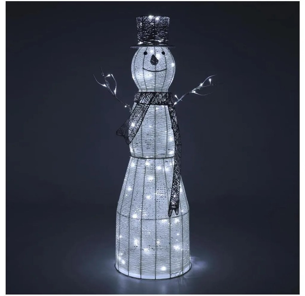Retlux - Decorazione natalizia a LED per esterno LED/3,6W/230V/bianco freddo 124 cm IP44 pupazzo di neve