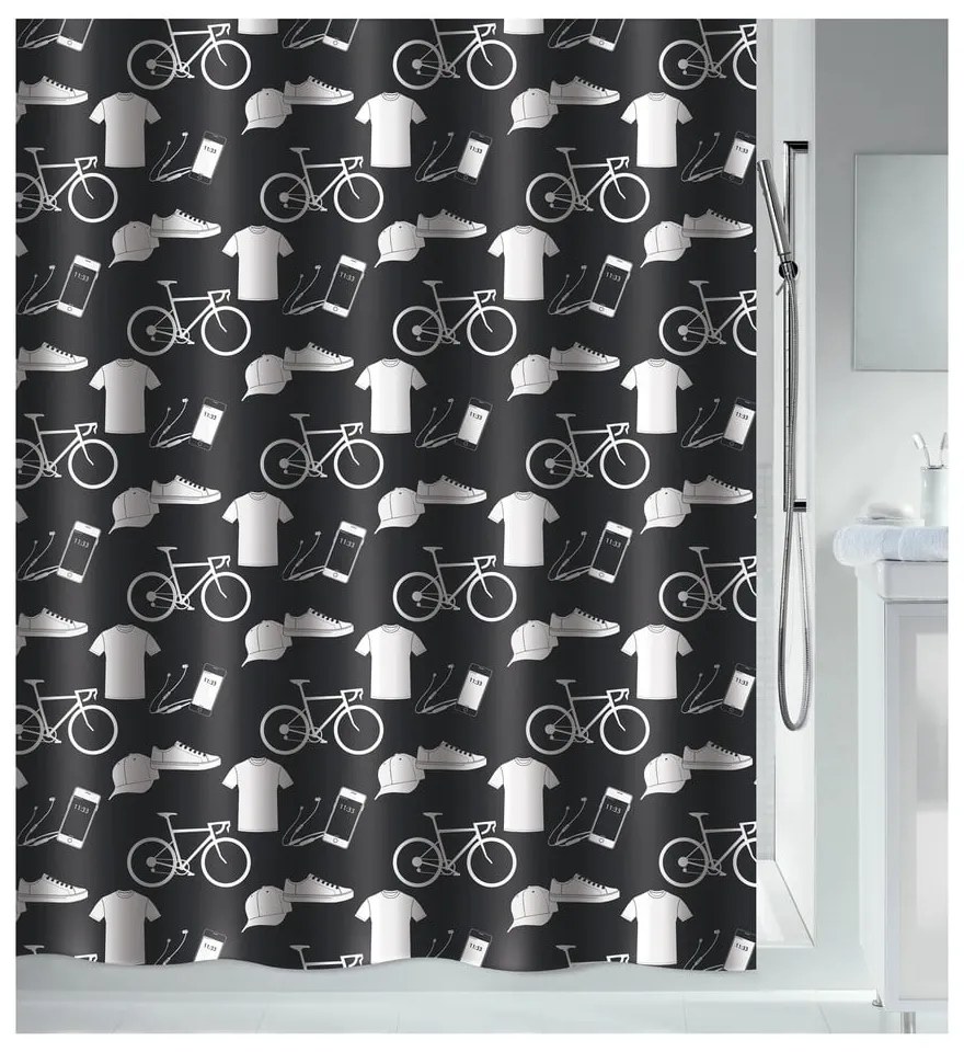 Tenda per doccia 180x200 cm Patchwork – Spirella