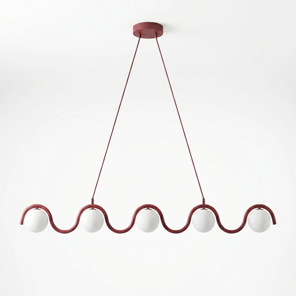 Lampada a Sospensione SINUS 5 5xG9 in Acciaio
