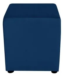 Pouf SIX 40x40 cm blu scuro