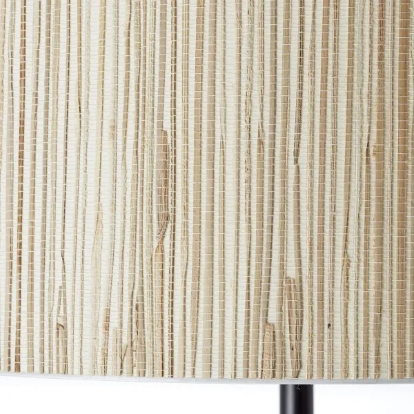 Brilliant - Lampada da terra WIMEA 1xE27/52W/230V nera/beige