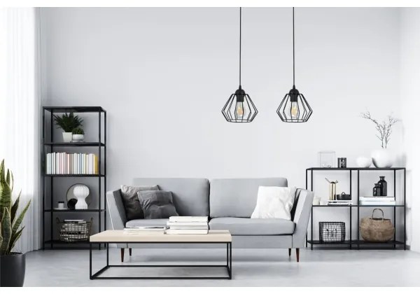 Lampadario a sospensione con filo CEED 2xE27/60W/230V