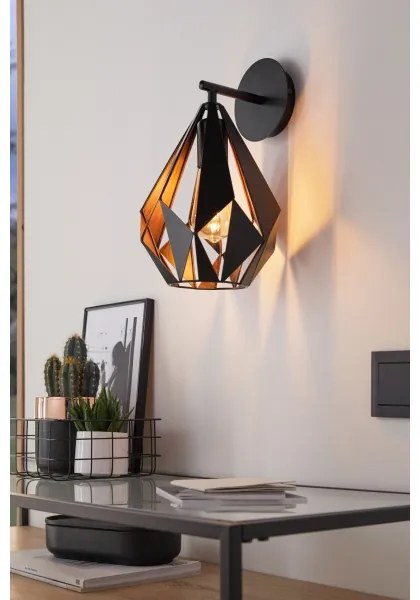 Eglo 49992 - Applique CARLTON 1 1xE27/60W/230V