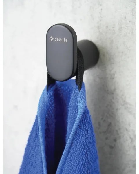 Deante ADR_N111 - Gancio da parete ROUND nero