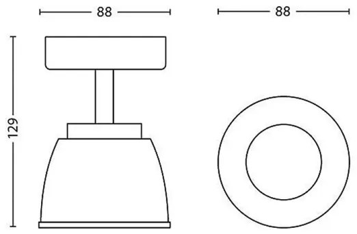 Philips 53350/17/16 - Faretto LED COUNTY 1xLED/4W/230V