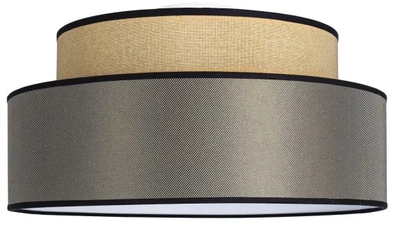 Plafoniera GRACE 1xE27/60W/230V diametro 40 cm beige/marrone