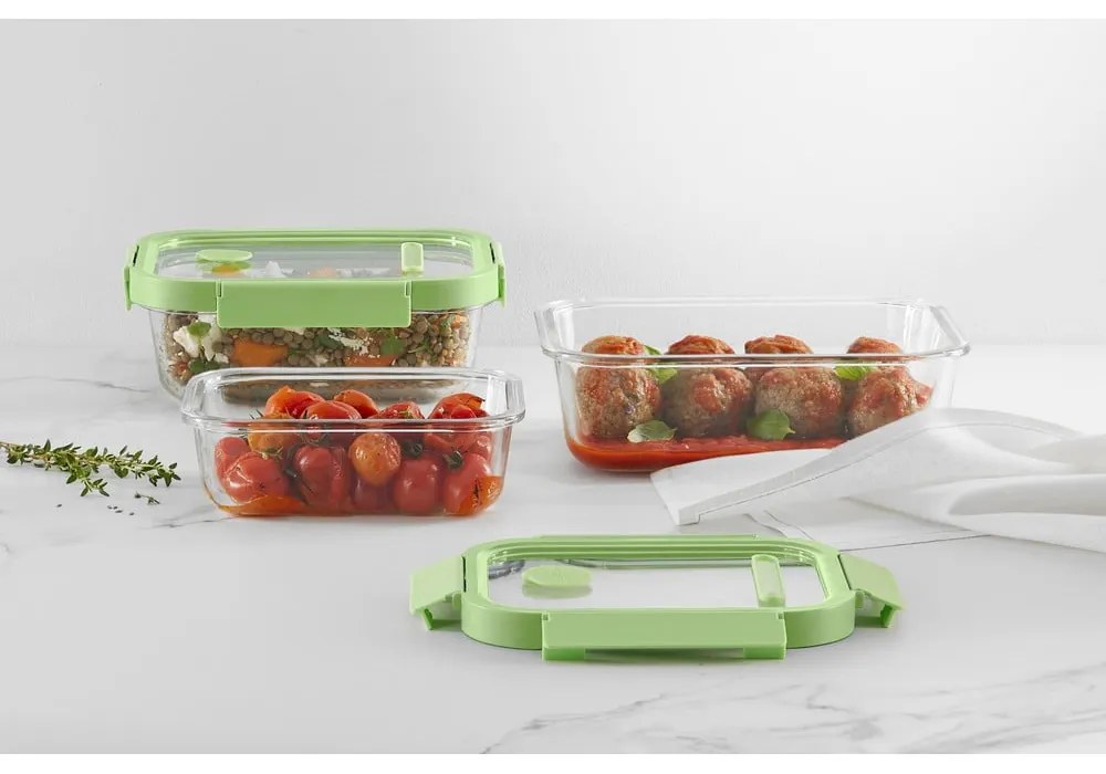 Scatole per alimenti in set 3 pz – Lékué