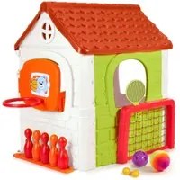 Casetta Gioco per Bambini Multi Activity 6x1 142x85x124 h cm in Plastica Multicolor