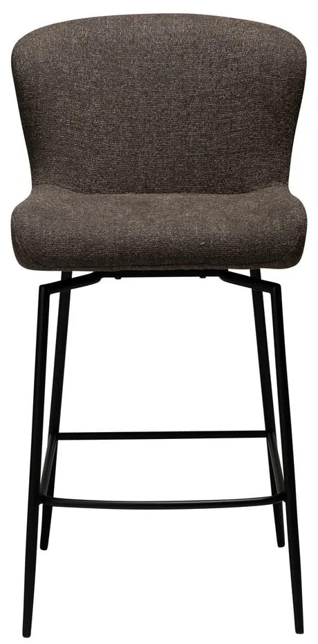 Sgabello da bar marrone imbottito (altezza della seduta 67,5 cm) Glam – DAN-FORM Denmark