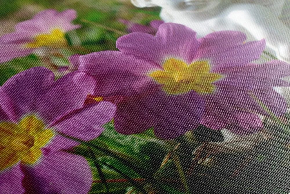 Quadro su tela – Angioletto nel giardino