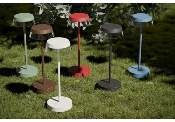 Redo 90310 - Lampada da tavolo LED dimmerabile ILUNA LED/2,5W/5V 3000 mAh IP65 blu