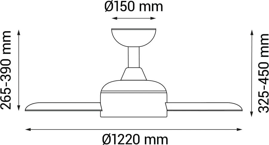 Plafoniera LED nera ø 15 cm Zarautz - SULION
