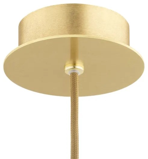 Argon 8489 - Lampadario a sospensione con filo HAMPTON 1xE14/7W/230V oro