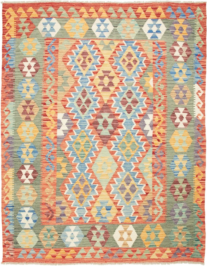 Kilim Tappeto 190x160 (Pakistan) Tessuto A Mano