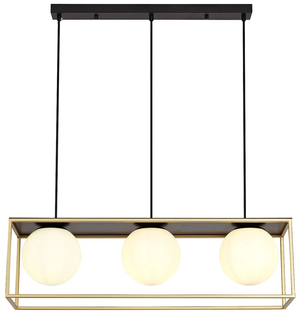 Plafoniera da soffitto Black Gold APP1164-3CP